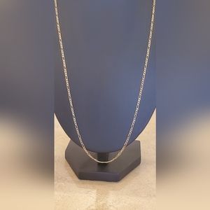 10K Gold Figaro Link Chain